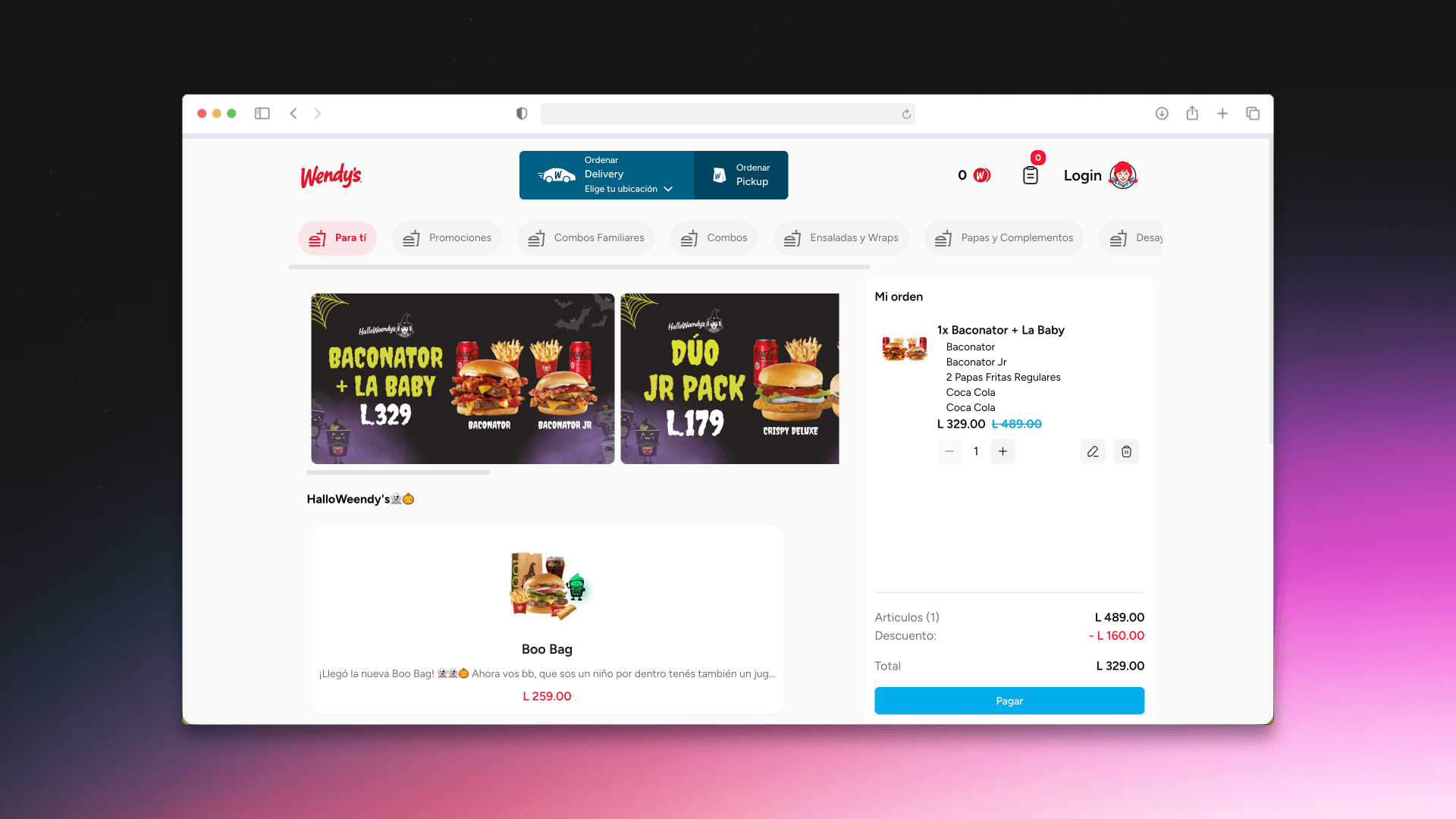 Wendys E-Commerce
